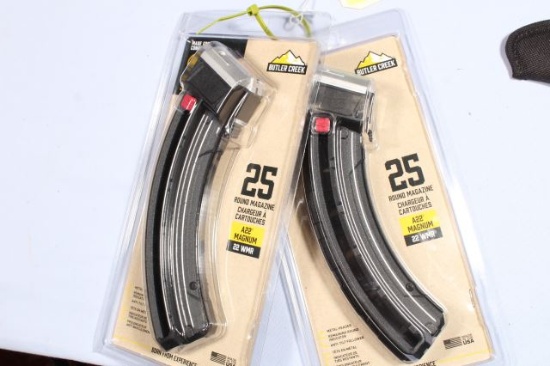 BUTLER CREEK 25 RD 22 WMR MAGAZINES NEW