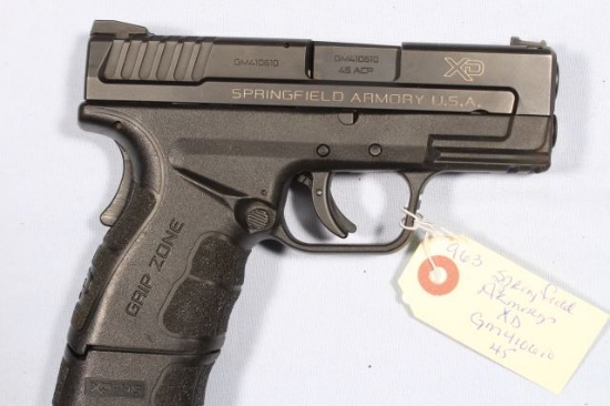 SPRINGFIELD ARMORY XD, SN GM410610,