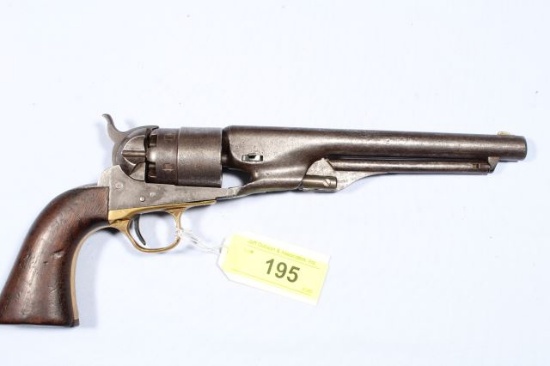 COLT 1860 ARMY, 44 CAL REVOLVER, SN 100560
