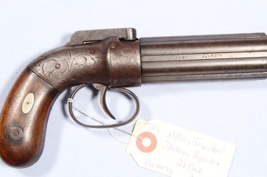 ALLEN THURBER DELUXE PEPPERBOX,