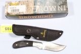 BROWNING MODEL 421 KNIFE W/ SHEATH IN BOX