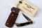 CASE FOLDING SHARK TOOTH KNIFE W/BOX