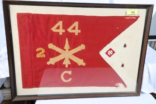 VINTAGE US ARMY C 2ND 44TH FIELD ARTILLERY DEFENSE