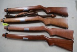 4 RUGER 100/22 WOOD STOCKS