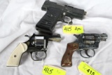 3 REVOLVERS / PISTOL AS IS