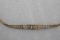 LADIES 14KT GOLD NECKLACE WITH 1 DIAMOND