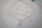 2 PEARL NECKLACES & PEARL BRACELET