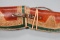 2 PC LEATHER GUN SCABBORD