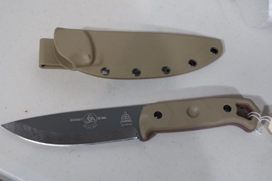 BUSHCRAFT GLOBAL BRAKIMO KNIFE WITH SHEATH