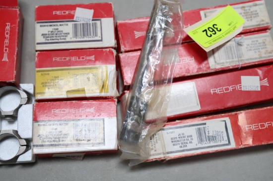 4- REDFIELD NICKEL MATTE JR / SR 1 IN SCOPE MOUNT