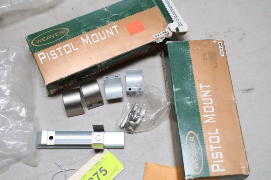 2 WEAVER PISTOL MOUNT BASE SYSTEM