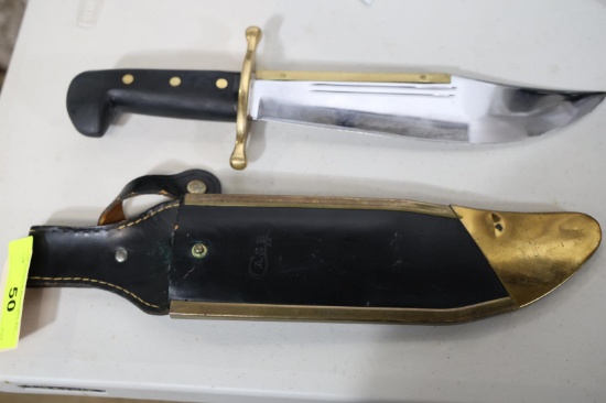 CASE 1836 FIXED BLADE BOWIE KNIFE WITH SHEATH