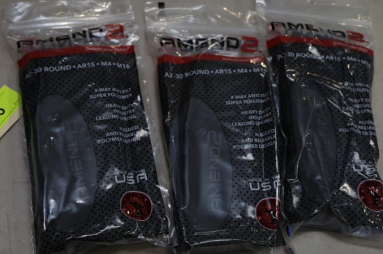 3 - 30 ROUND AMEND 2 AR15 MAGZINES