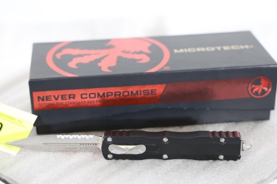MICROTECH DIRAC D/E TACTICAL FULL SERRATED