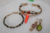 2- 10 KT GOLD BRACELETS & 2 10KT PENDANTS