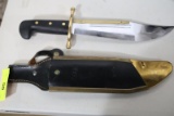 CASE 1836 FIXED BLADE BOWIE KNIFE WITH SHEATH