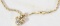 14 KT GOLD & DIAMOND MICKEY MOUSE NECKLACE
