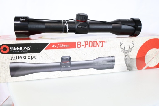 NEW SIMMONS 4 X 32 8 POINT SCOPE IN BOX