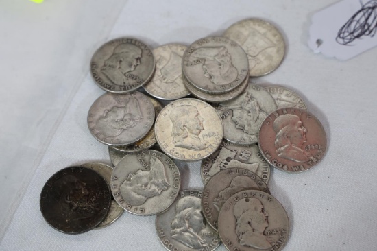 20 FRANKLIN HALVES