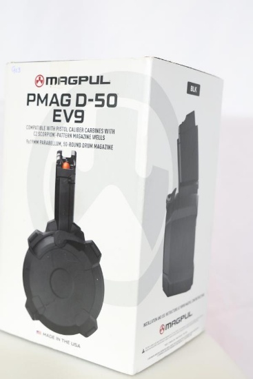 P MAG D-50 EV9  CZ SCORPION MAGAZINE WELLS 50 RDS