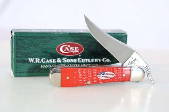 CASE 61953L RUSSLOCK FR ENG RED W/ BOX