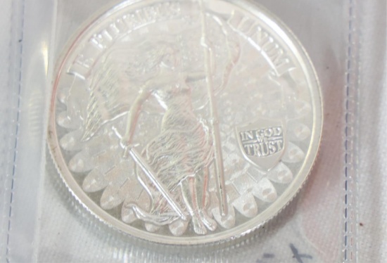 E PLURIBUS 1 OUNCE .999 SILVER ROUND