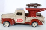 CASE TRUCK WITH ANVIL DISPLAY & 3 BLADE KNIFE