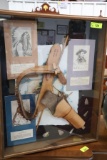 SHADOW BOX ART LEATHER HOLSTER COWBOY & INDIAN