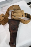 1917 US HOLSTER WITH BELT & POUCHES
