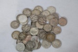 50 SILVER DIMES