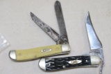 2 CASES KNIVES 61953L & 3207, USED