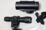 FM RED DOT MISSING CAP, LASER SITE & FLASH LIGHT