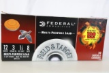 100 ROUNDS FEDERAL 12 GA 2 3/4 AMMO