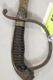 BAVARIAN ARTILLERY OFFICERS SWORD IN TREUE FEST