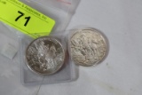 2 - PROSPECTOR 1 OUNCE  .999 SILVER ROUNDS