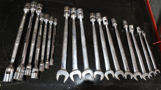 SNAP ON 12 POINT DOUBLE END FLEX HEAD WRENCHES