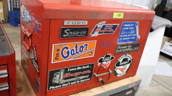 SNAP ON 9 DRAWER LIFT TOP TOOL CHEST W/ KEY