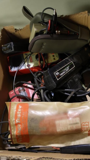 BOX TIMING LIGHTS, TESTERS, METERS, ETC