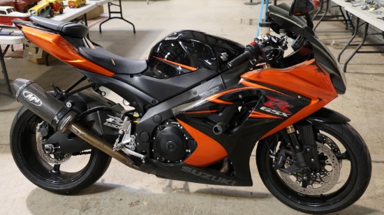 2007 Suzuki Gsx-R1000 Motorcyle, Mileage 20291,