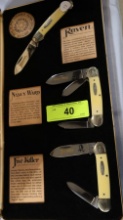 CASE XX 1984 3 KNIFE CHEROKEE HERITAGE COLLECTION