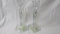 Pair Fenton decorated candlesticks