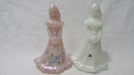 2 Fenton Bridesmaid dolls as shown