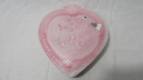 Fenton rosalene Heart box