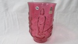 Fenton cranberry Empress vase