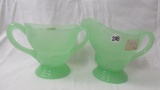 Fenton jade cream sugar