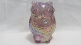 carnival glass Owl 6