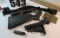 Mixed gun accessories stock, fore grip, ak stock & ammo pouch