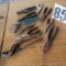 group of 10 assorted mechanics pliers