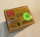 Box of 44 mag 19 cartridges