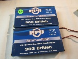 PPU 303 British cartridges - boxes of 20